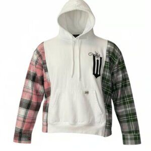 Upcycled Wicked Flying Monkey Flannel Hoodie